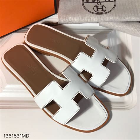 hermes slippers rood|Hermes female slippers.